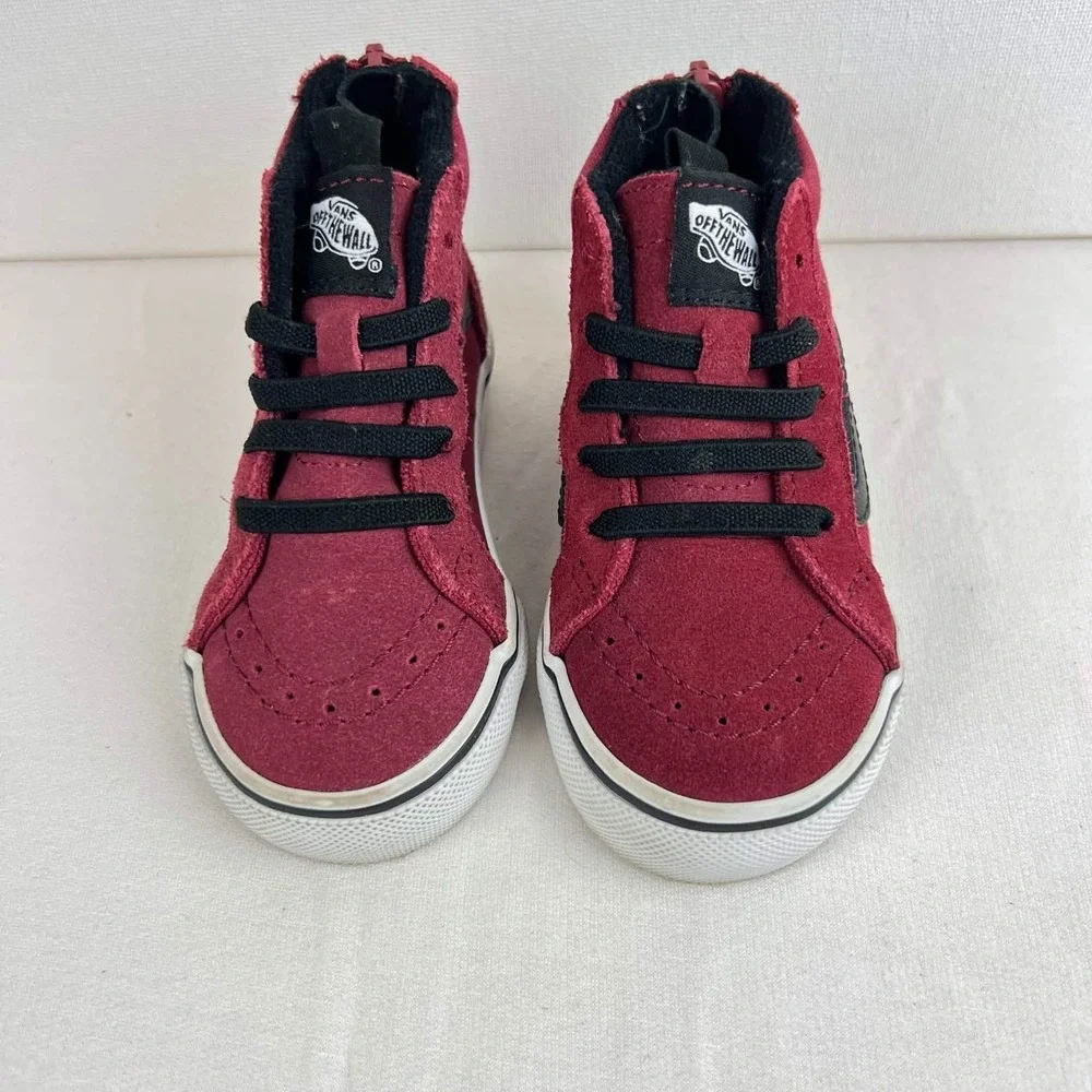 GUC Vans Sk8-Hi Skate Classic Shoe Baby Toddler Sneaker Black White Size 5